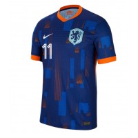 Camiseta Países Bajos Cody Gakpo #11 Segunda Equipación Replica Eurocopa 2024 mangas cortas